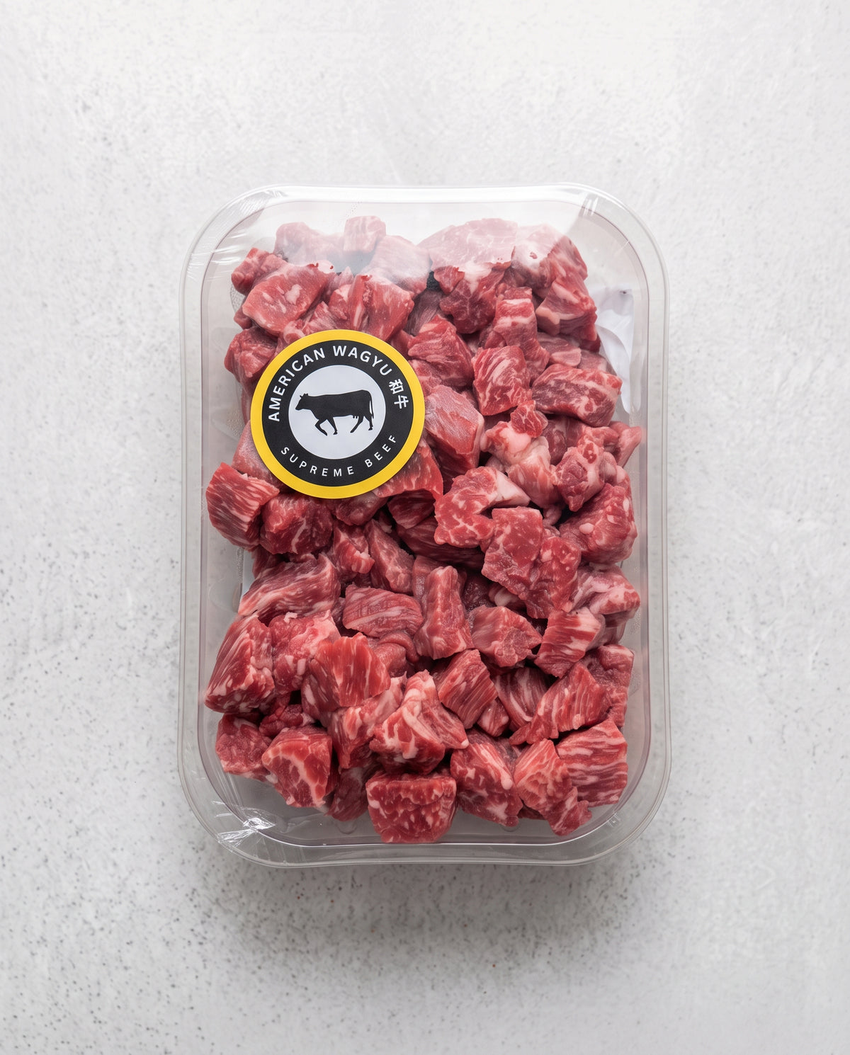 미국산 와규 찌개용 큐브 (양지 + 아롱사태) American Wagyu Cube Cuts (Brisket + Conical)