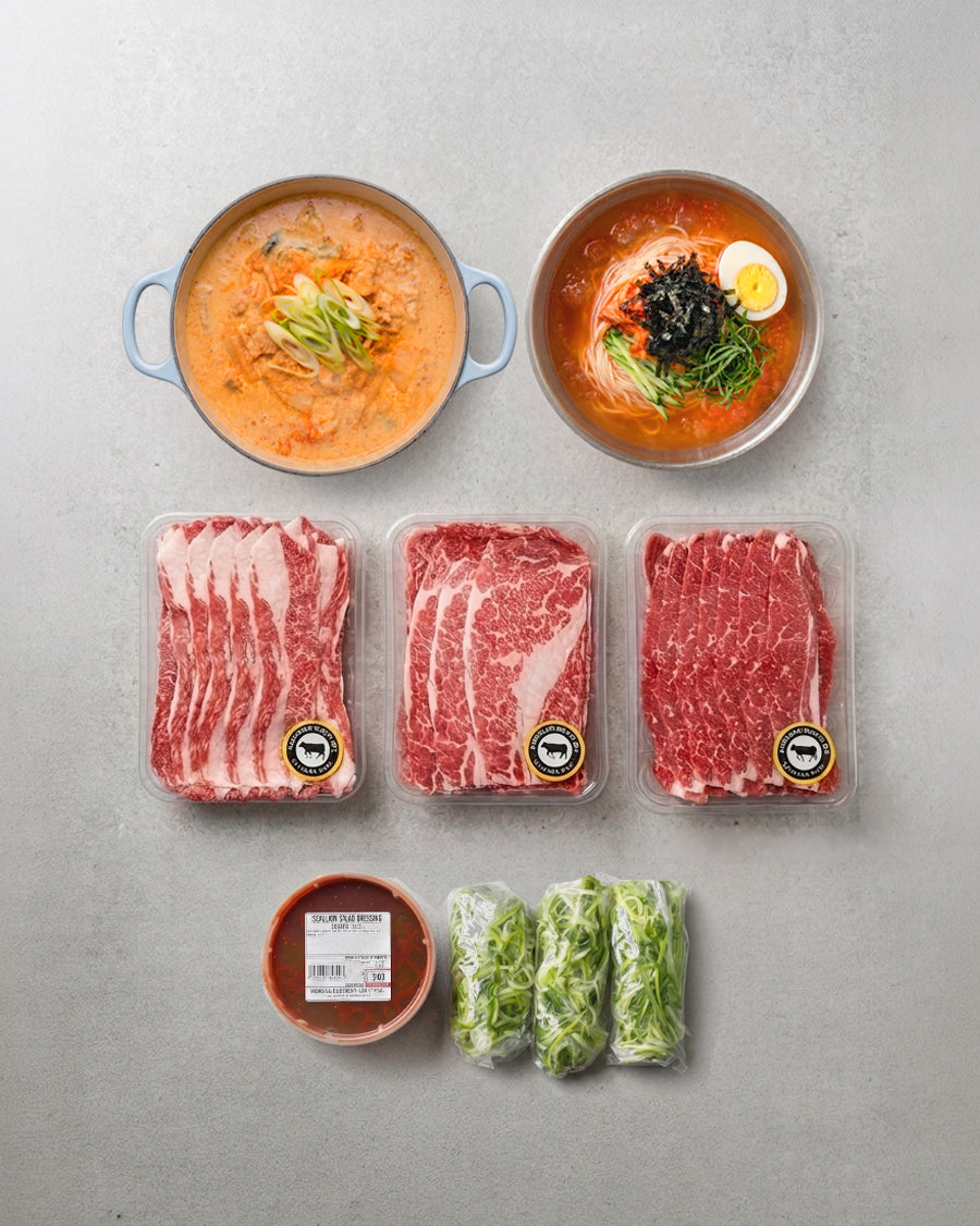 실속 차돌 모둠 세트 Assorted American Wagyu Chadol Set (10인분)