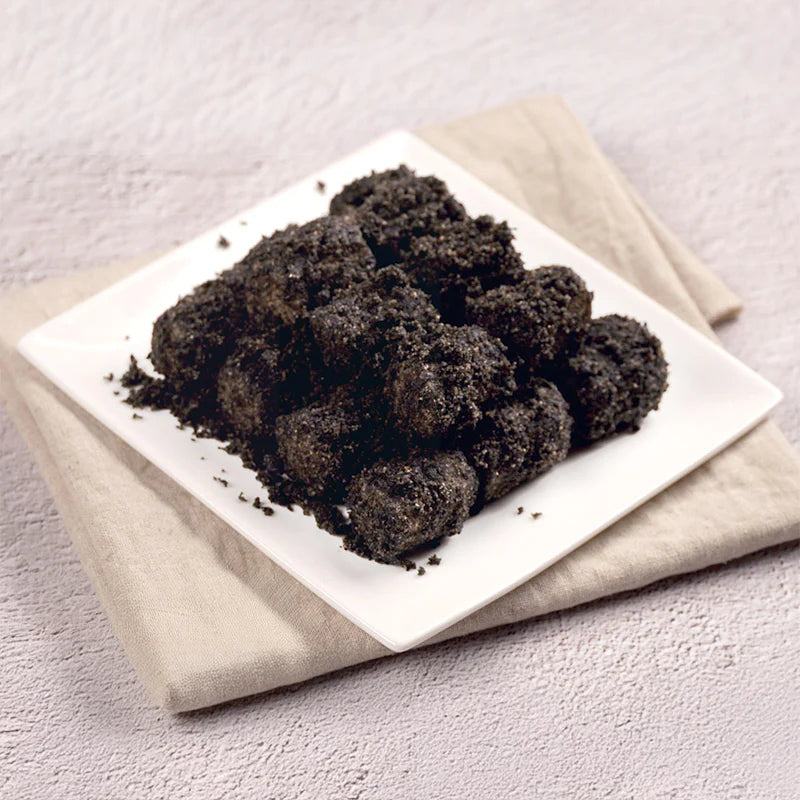 인절미 (흑임자맛) Injeolmi Rice Cake (Black Sesame)