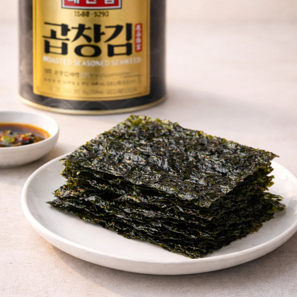 대천김 캔 곱창김 Daechun Canned Gopchang Seaweed
