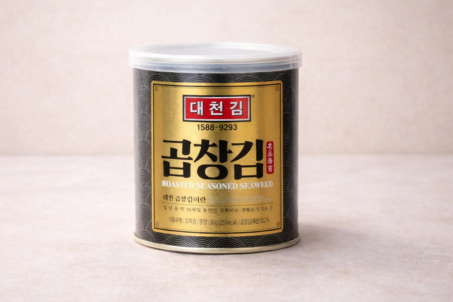 대천김 캔 곱창김 Daechun Canned Gopchang Seaweed
