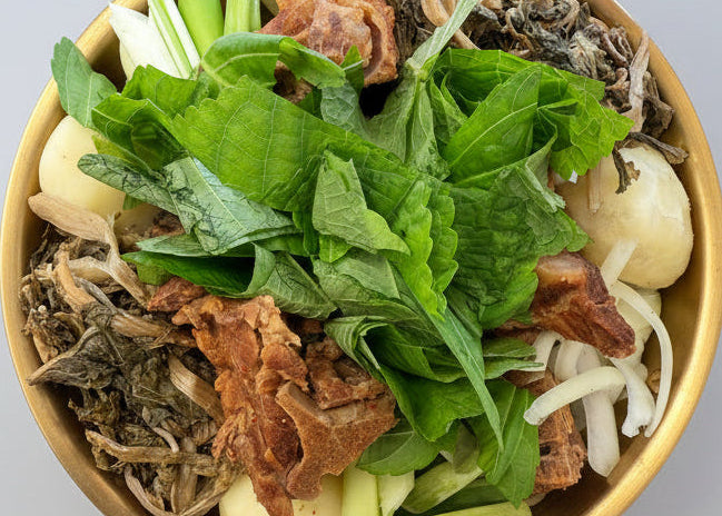 시래기 감자탕 Dried Radish Leaves Gamjatang