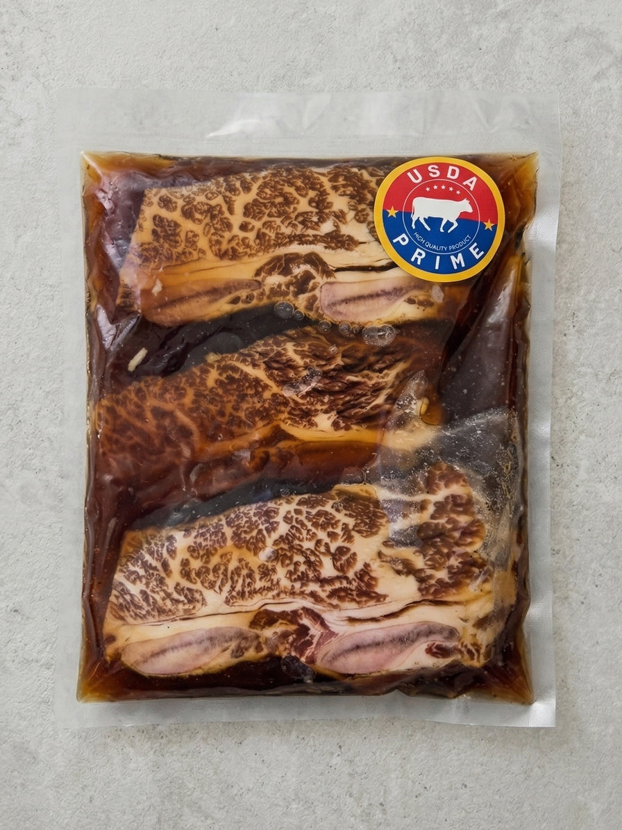 양념 프라임 LA 갈비 Prime Short Ribs (Marinated)
