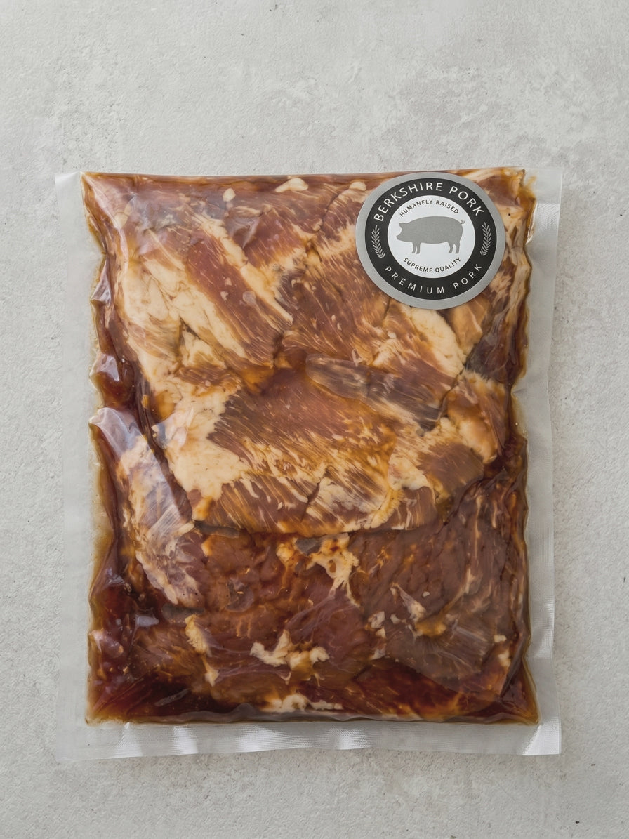 양념 흑돼지 갈비 Berkshire Spareribs (Marinated)