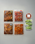 ❄️ [Set A] 양념 모둠 세트 Marinated Meat Variety Set (8인분)