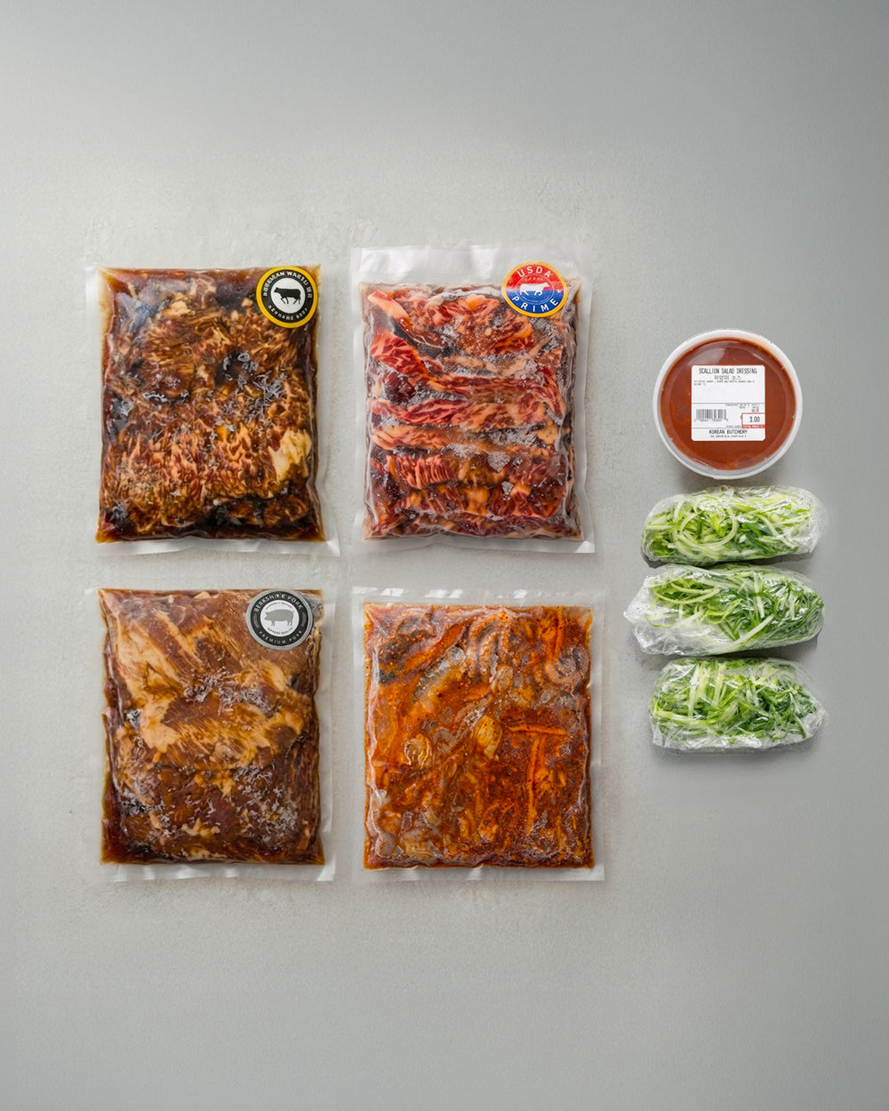 ❄️ [Set A] 양념 모둠 세트 Marinated Meat Variety Set (8인분)