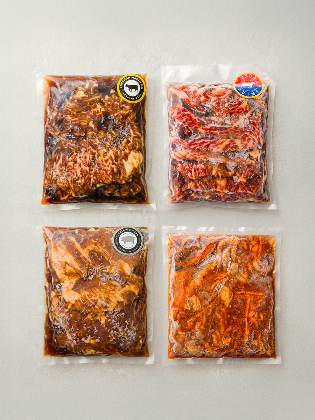 ❄️[Set A] 양념 모둠 세트 Marinated Meat Variety Set (8인분)