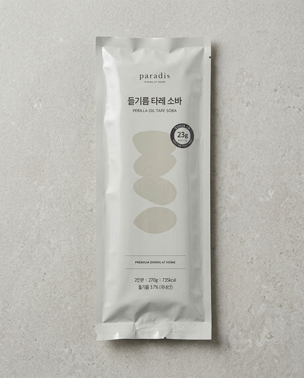 들기름 타레 소바 Perilla Oil Tare Soba
