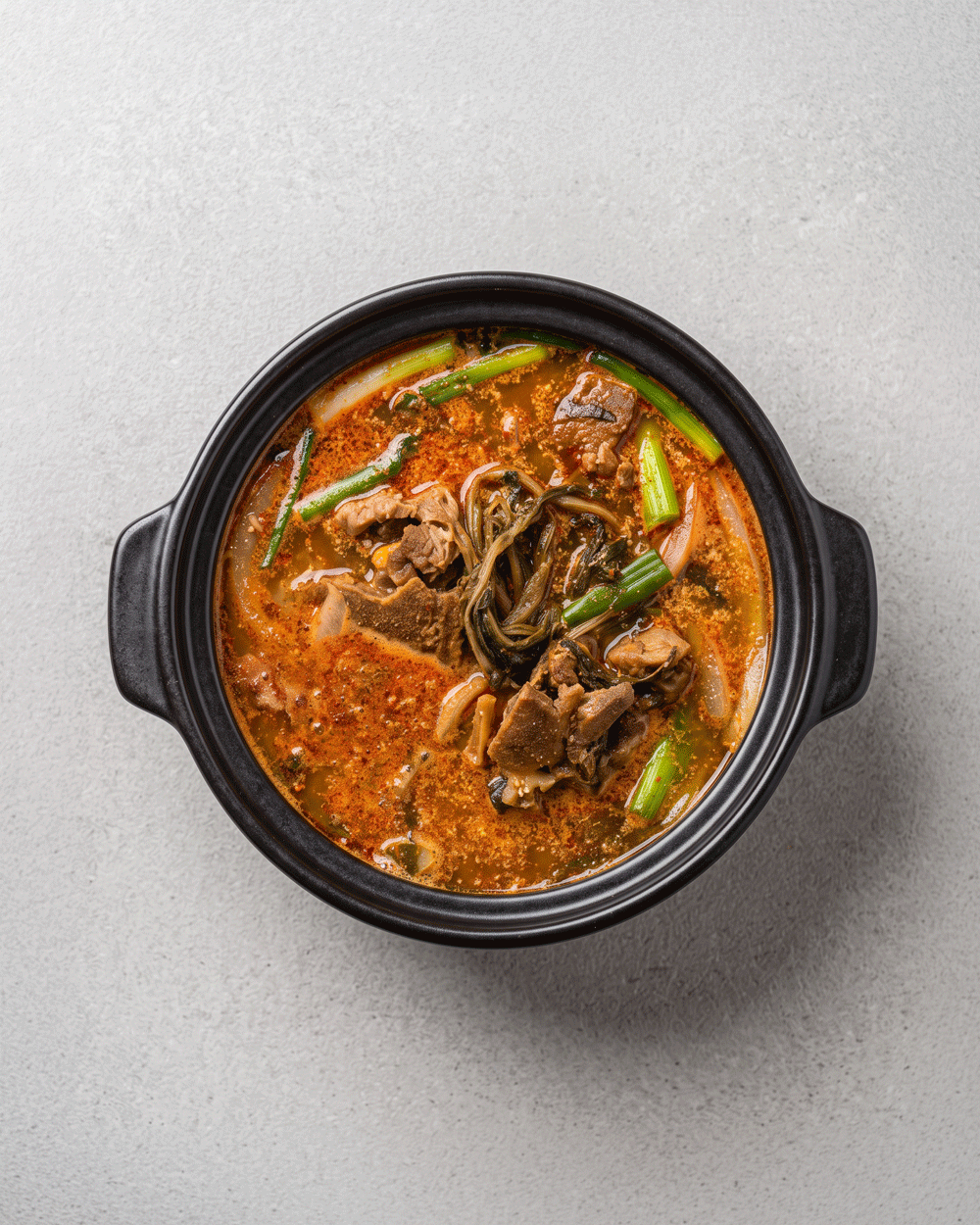 시래기 뼈 해장국 Pork Bone Hangover Soup