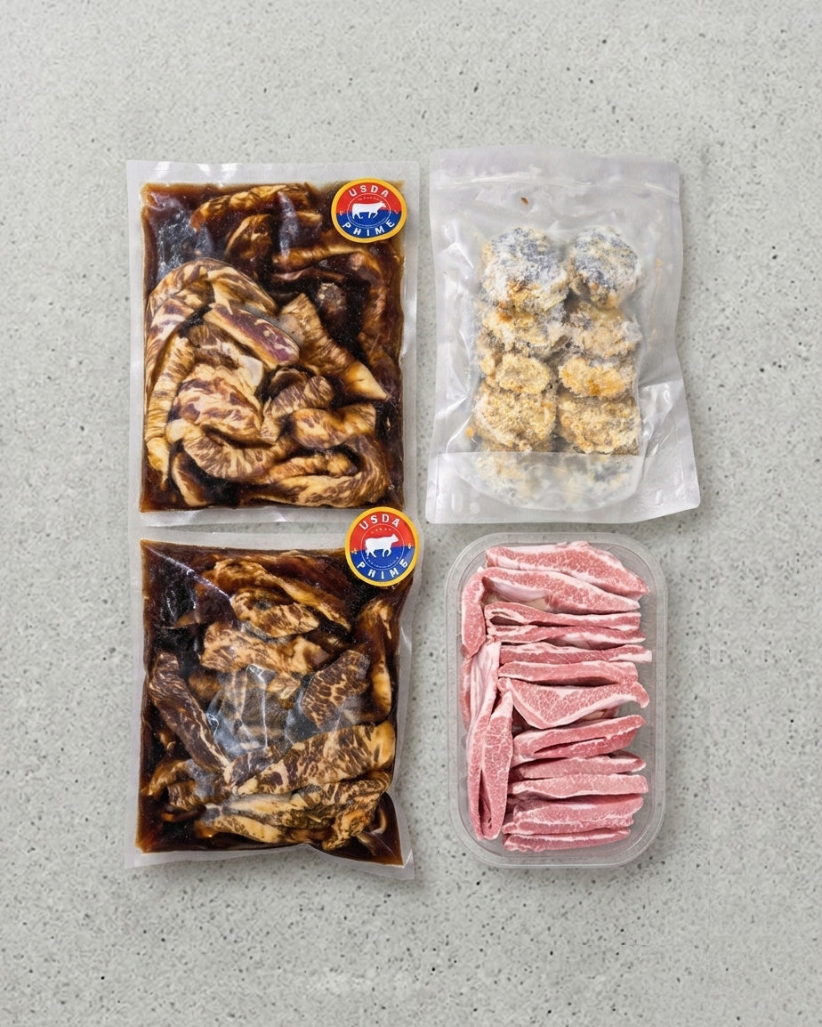 소·돼지 콤보 세트 Beef & Pork Combo Set (6인분)