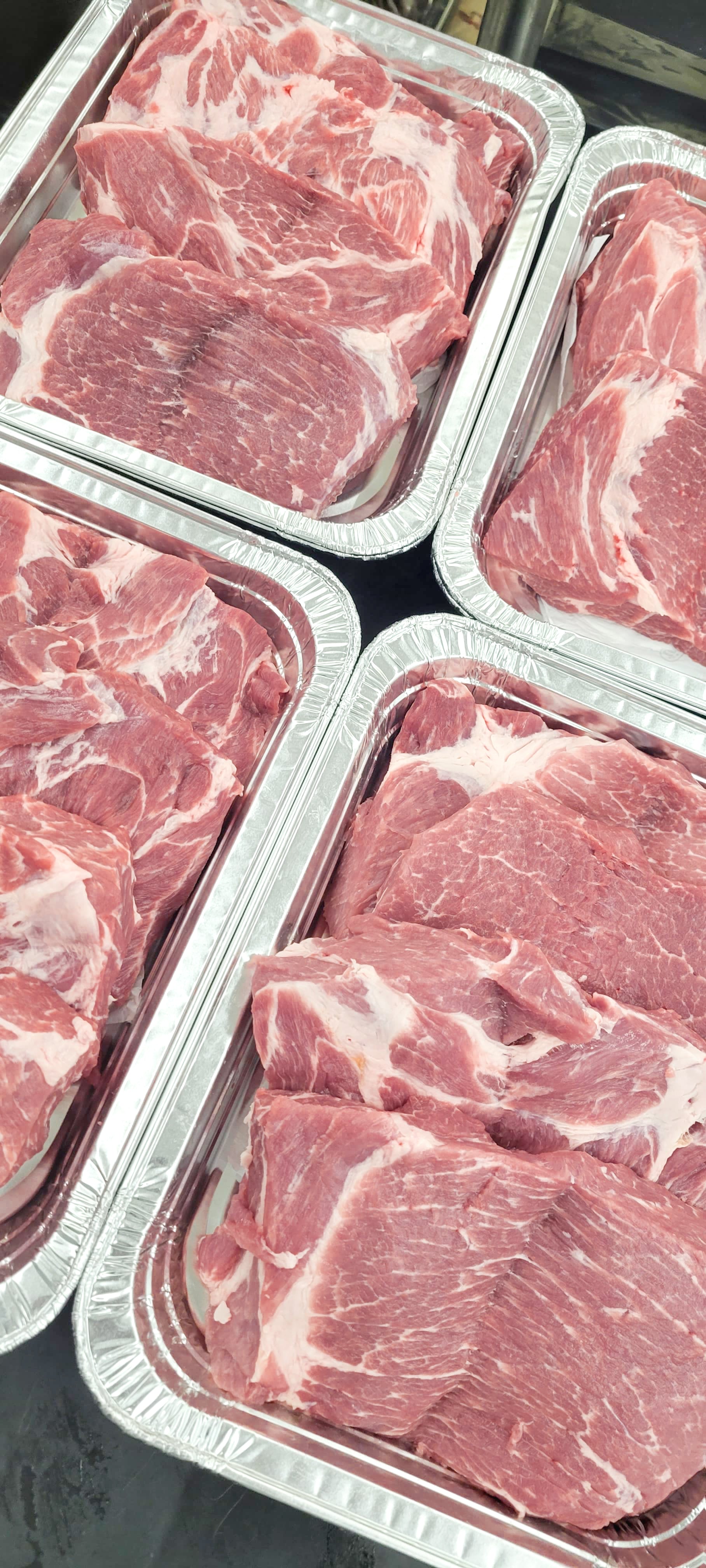 흑돼지 수육용 목살 Pork Shoulder Chunk (Thick Cut)