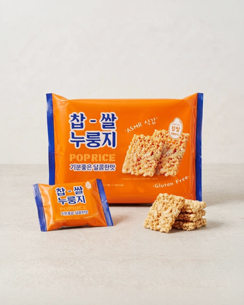 찹쌀 누룽지 (달콤한 맛) Sticky Rice Pop (Sweet)