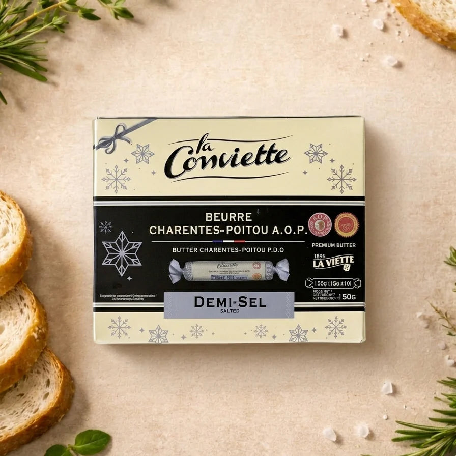[가염] 라꽁비에뜨 프렌치 버터롤 (박스) [Salted] La Conviette French Butter Roll (Box)