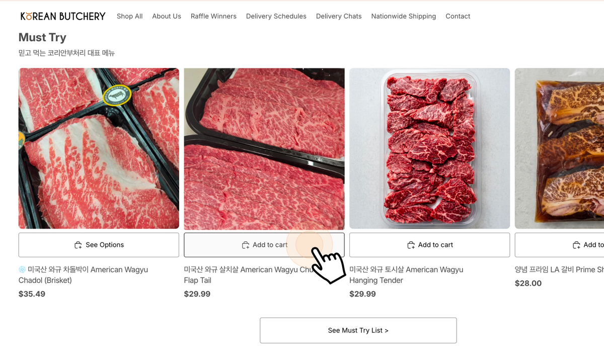 Add Products to Cart