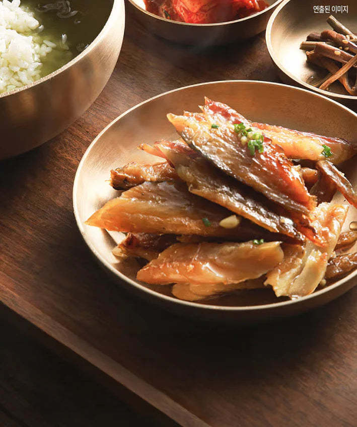 보리굴비 Bori Gulbi (Dried Yellow Corvina with Barley)